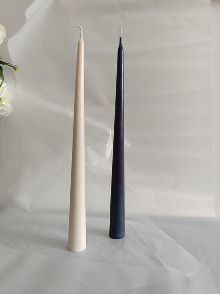 Соєва свічка довга столова 33 см набір 3 свічки Illuminare candle SD-007 фото