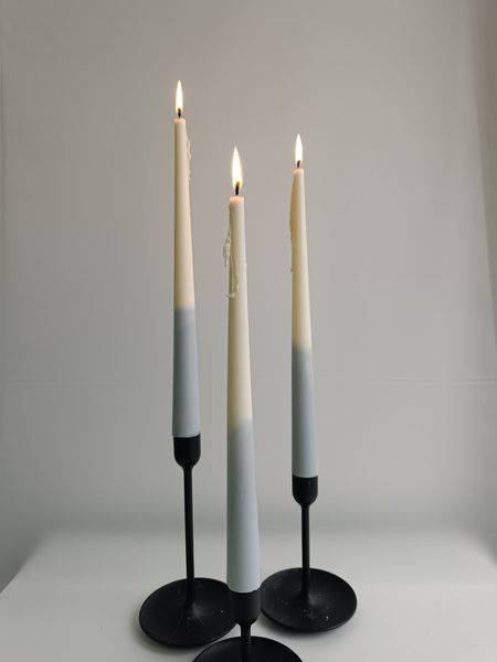 Соєва свічка довга столова 33 см набір 3 свічки Illuminare candle SD-007 фото