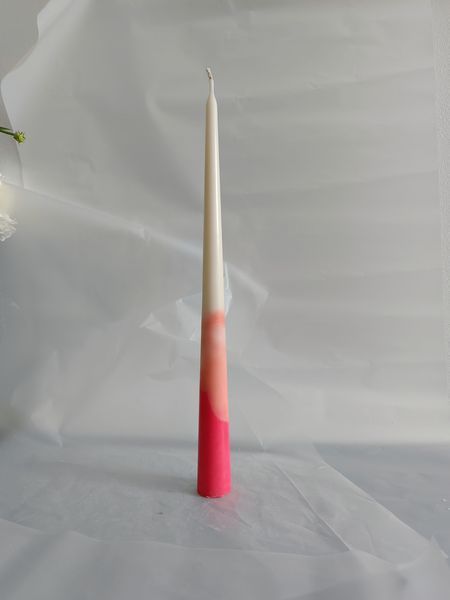 Соєва свічка довга столова 33 см набір 3 свічки Illuminare candle SD-007 фото
