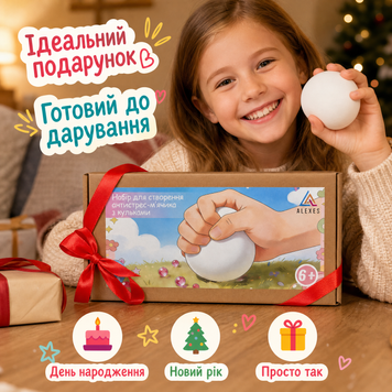 Набір для створення антистрес-м'ячика з кульками IN-001 фото