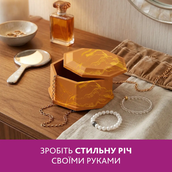 Набір для створення скриньки для прикрас з гіпсу &mdash; стильний декор своїми руками GP-005 фото