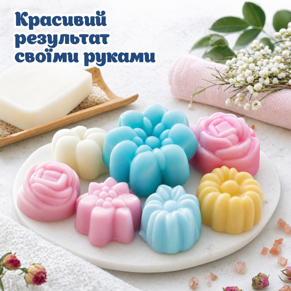 Набір для виготовлення мила своїми руками Зроби сам подарунковий SBM-006 фото