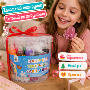 Набір для творчості &laquo;Аквагель&raquo; &mdash; 8 форм і гель IN-005 фото