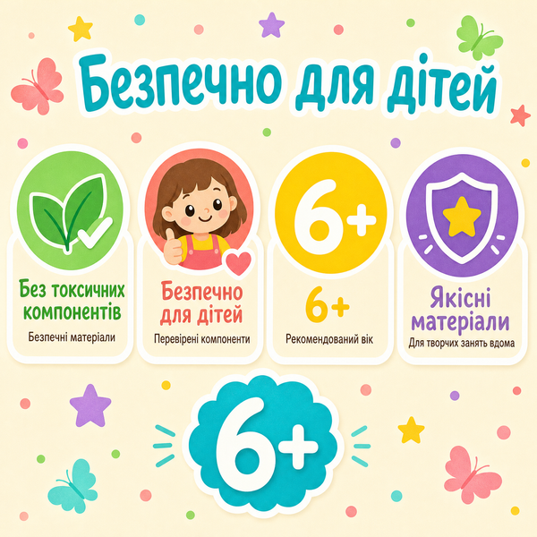 Набір для створення прикрас з полімерної глини &laquo;Метелик&raquo; &mdash; творчість для дітей і дорослих PG-003 фото